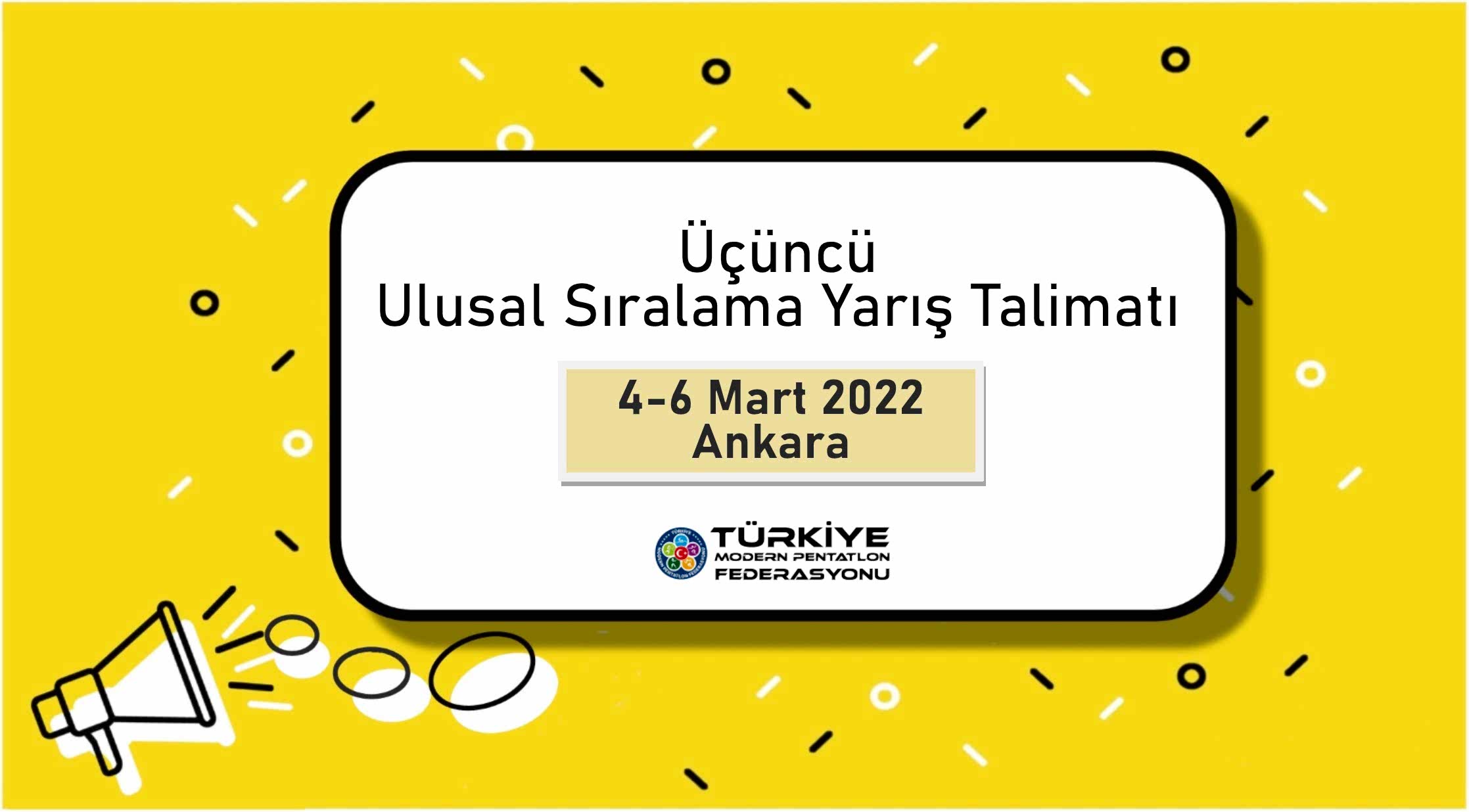 2022 MPF Ulusal Sıralama, Milli Takım Seçme ve Performans Takip Yarışları